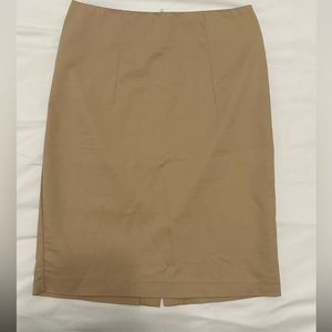 Women’s tan pencil skirt